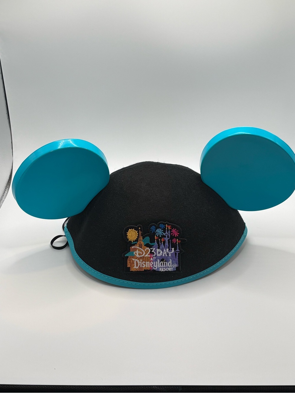 Disney D23 Disneyland Resort day 2026. Mickey Ear Hat Cap Black/Blue Adult OS